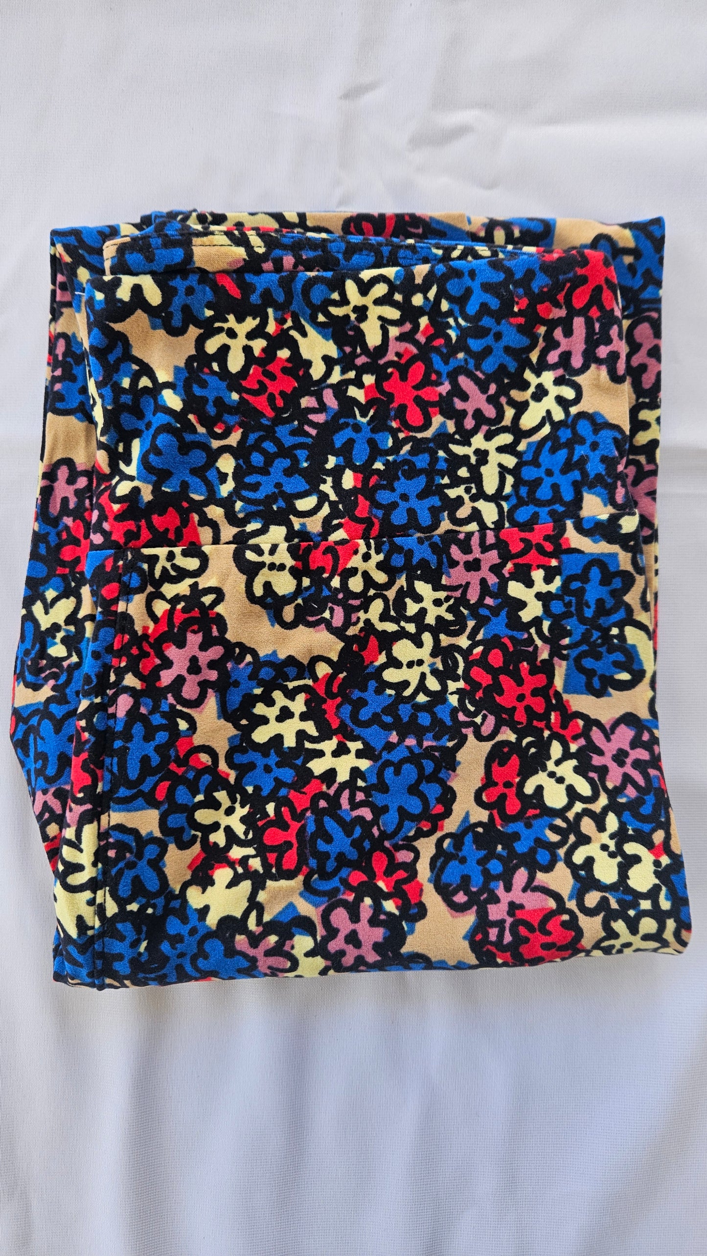 Spring Flowers Buttery Soft High-Waisted Leggings-Shimena