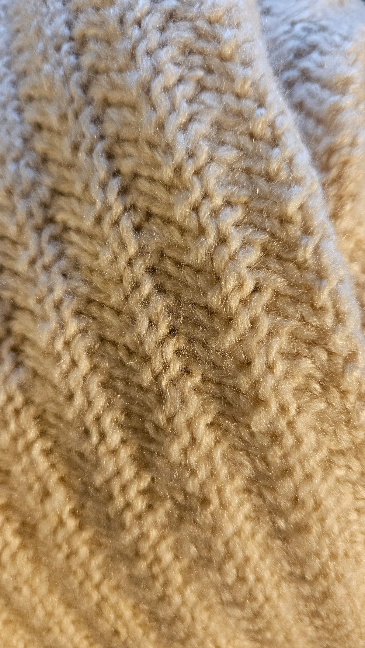 Cosy Cowl Neck, Button Detail Poncho