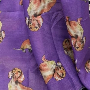 Lightweight Dachshund scarf
