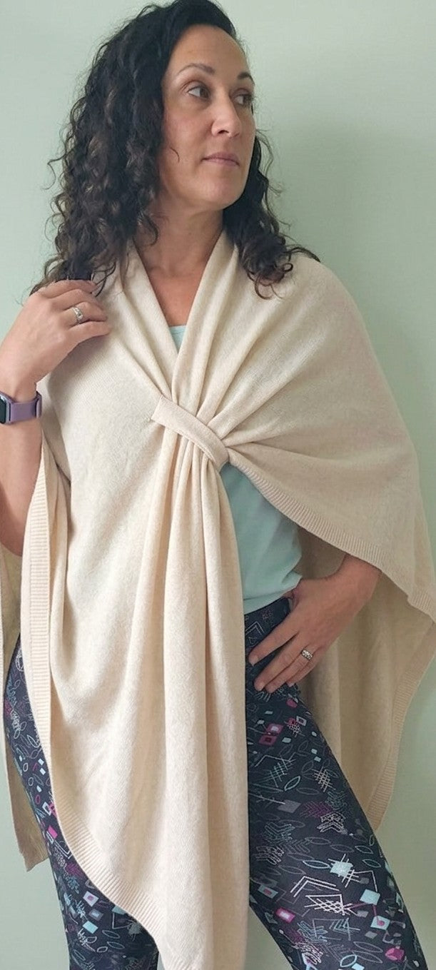 The Everywhere Wrap - Loop-Front Shawl