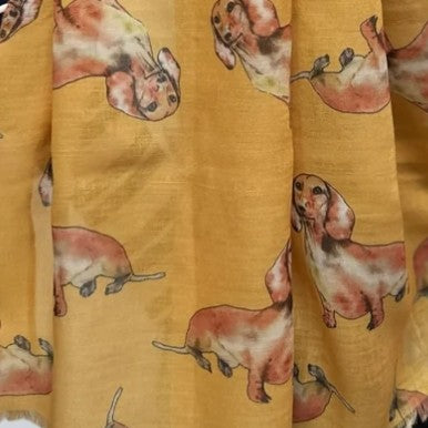 Lightweight Dachshund scarf
