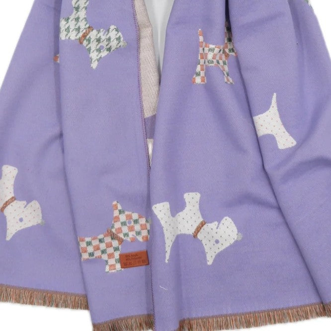 Scotty Dog pashmina scarf