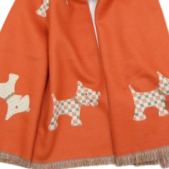Scotty Dog pashmina scarf
