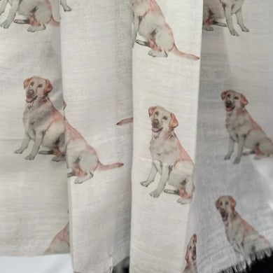 Lightweight Labrador scarf