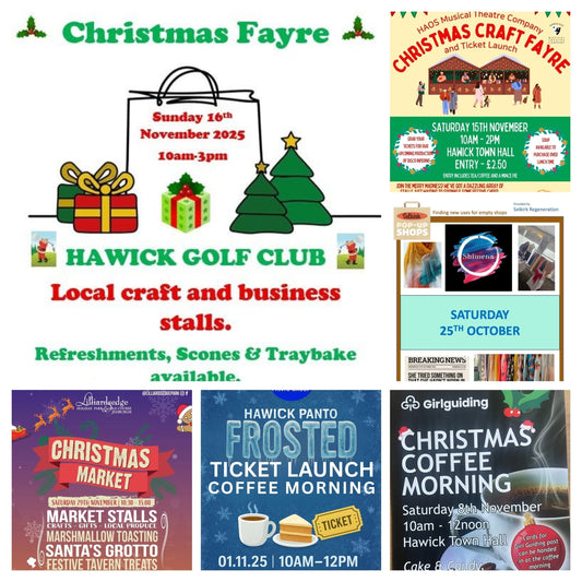 Shimena Scarves at Scottish Christmas Markets 2025 - Scottish Borders Pop-Ups