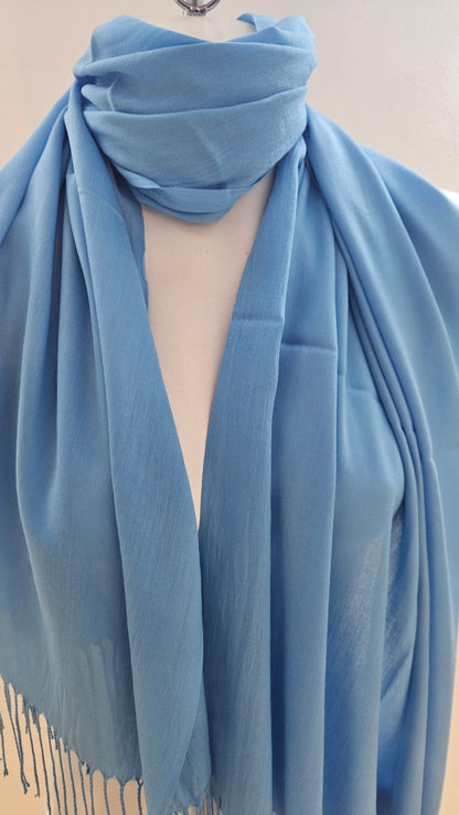 Lightweight Plain Scarves-Shimena