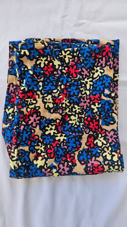 Spring Flowers Buttery Soft High-Waisted Leggings-Shimena