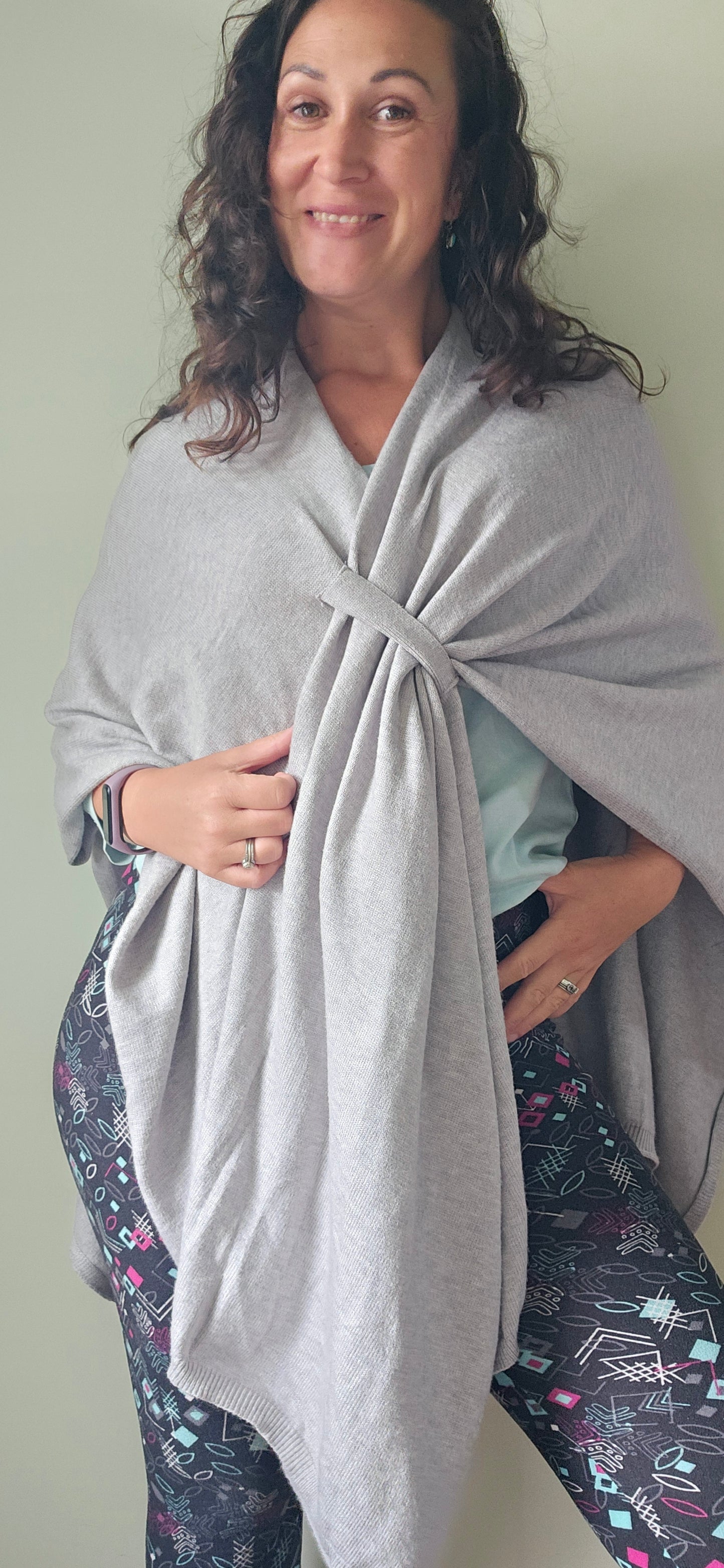 The Everywhere Wrap - Loop-Front Shawl