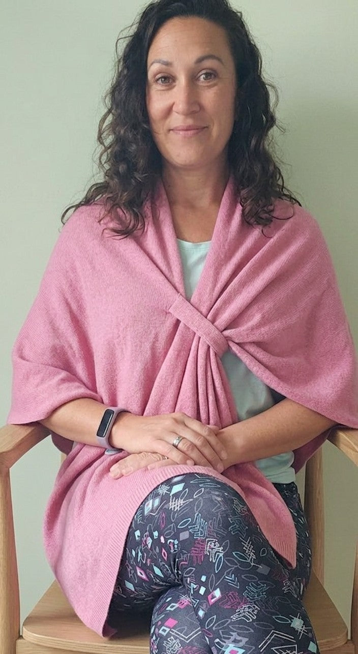The Everywhere Wrap - Loop-Front Shawl