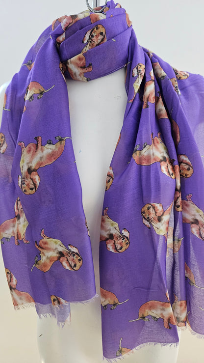 Lightweight Dachshund scarf-Shimena