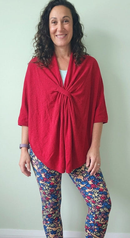 The Everywhere Wrap - Loop-Front Shawl