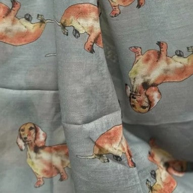 Lightweight Dachshund scarf