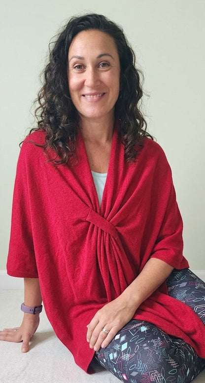 The Everywhere Wrap - Loop-Front Shawl
