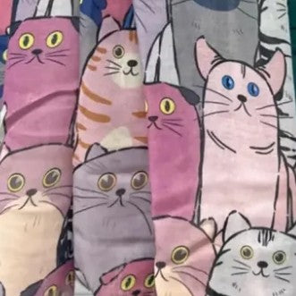 Wide Eyed Cat Scarves