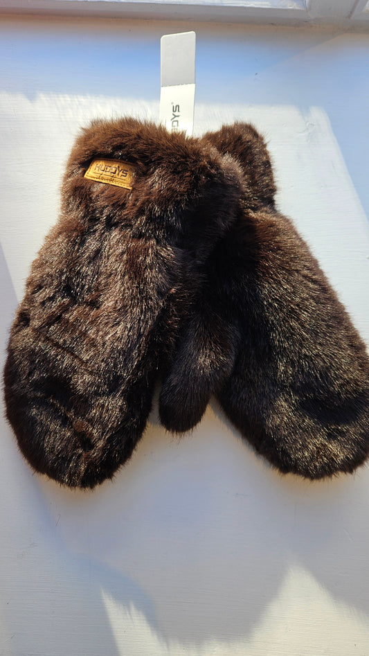Faux Fur Mittens