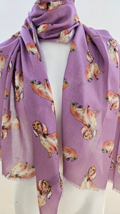 Lightweight Dachshund scarf-Shimena