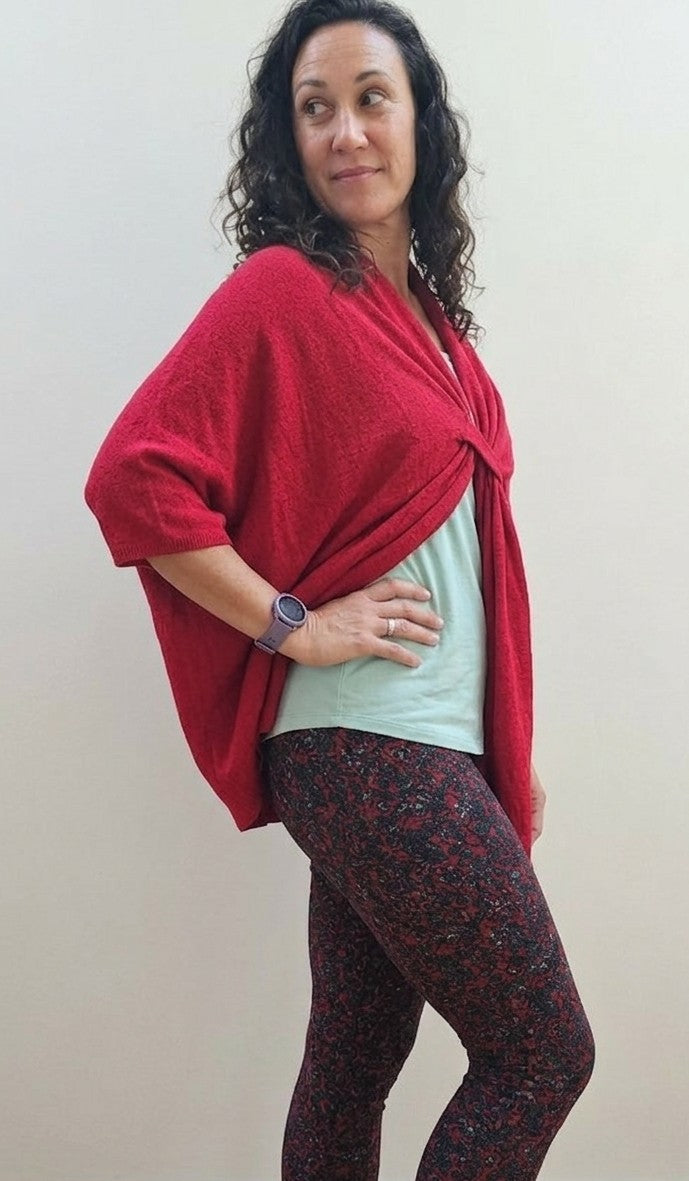 The Everywhere Wrap - Loop-Front Shawl
