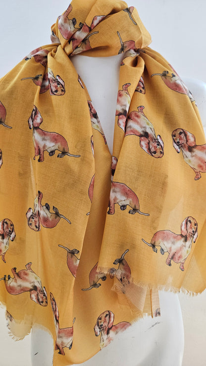 Lightweight Dachshund scarf-Shimena