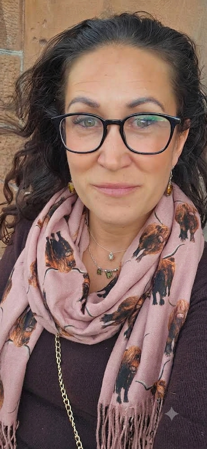 Highland Cow Cashmere Feel Pashmina