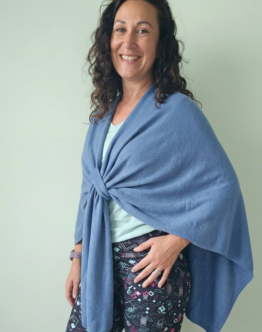 The Everywhere Wrap - Loop-Front Shawl