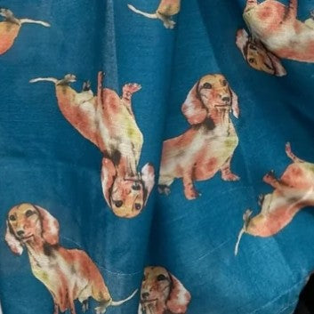 Lightweight Dachshund scarf-Shimena