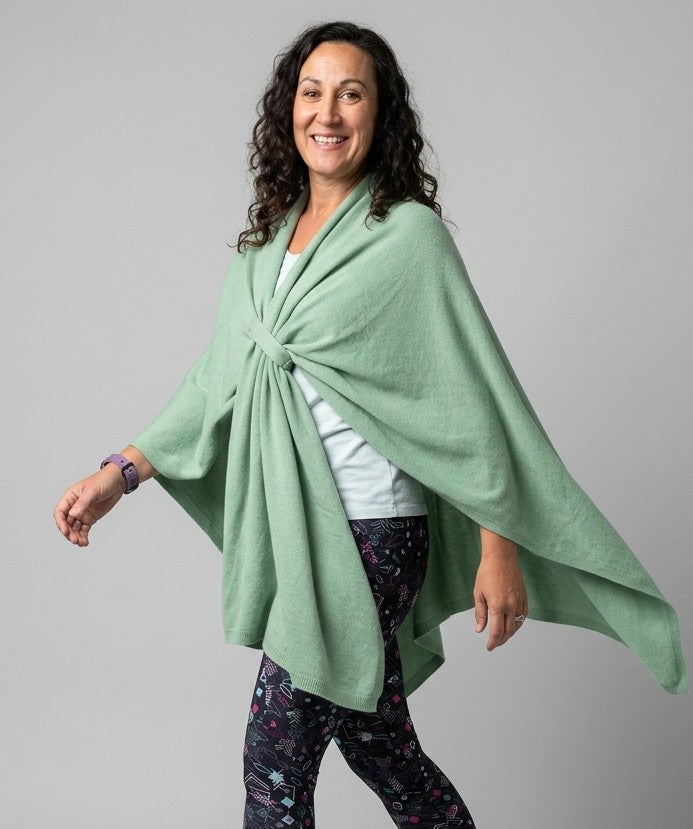 The Everywhere Wrap - Loop-Front Shawl