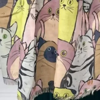 Wide Eyed Cat Scarves
