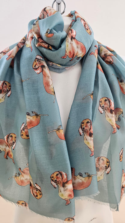 Lightweight Dachshund scarf-Shimena