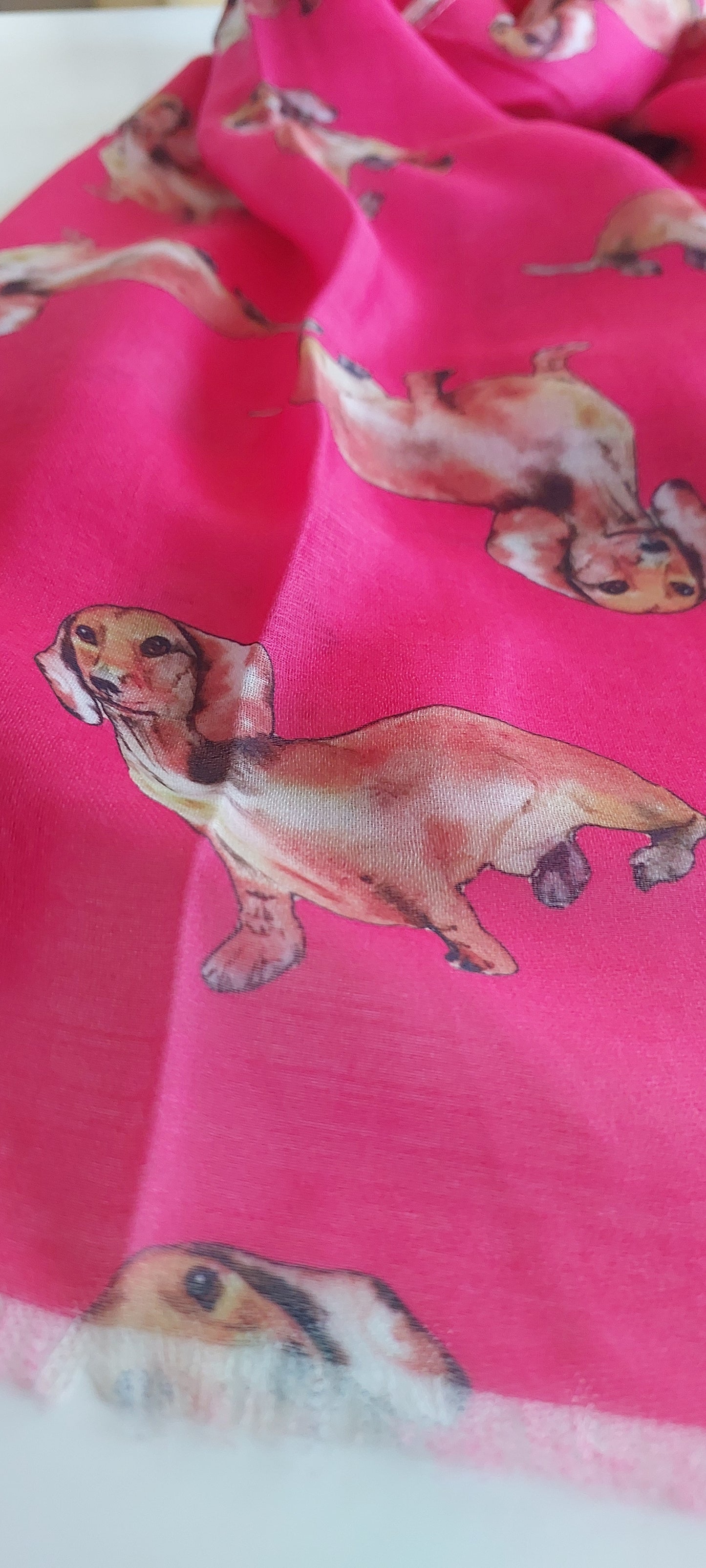 Lightweight Dachshund scarf