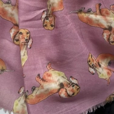 Lightweight Dachshund scarf-Shimena