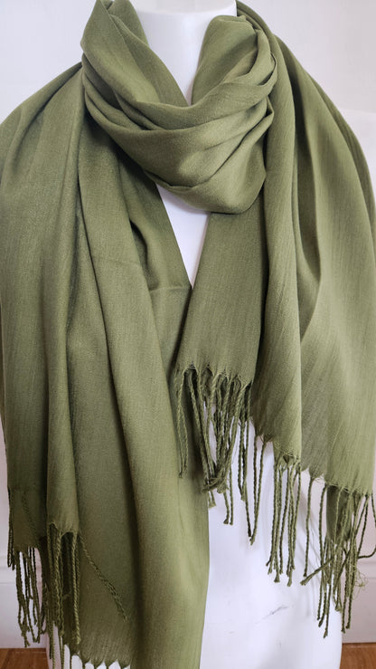 Lightweight Plain Scarves-Shimena